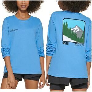 Bass Outdoor Cotton Long-Sleeve T-Shirt sz Lg